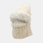 Winter Warm Thickened Full Coverage Fleece-Lined Balaclava Hat With Ear Flap Face Mask