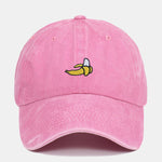Banana Embroidery Baseball Cap