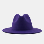 Wide Brim Panama Felt Hat