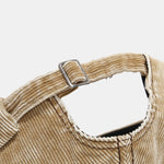 Retro Autumn And Winter Corduroy Beanie Hat