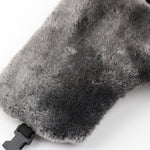 Outdoor Ski Protective Cap Warm Thick Leather Winter Hat With Face Mask