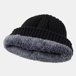 Unisex Warm Thick Windproof Knit Beanie Hat