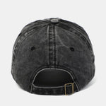 Skull Embroidery Pattern Vintage Distressed Washable Baseball Cap