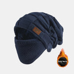 Warm Knitted Hat Face Mask Set Lightweight Warm Ear Cheek Cover