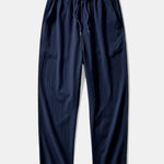 Color Block Geometry Print Button Up Shirt & Wrinkle Textured Straight Leg Pants