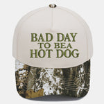 Bad Day To Bea Hot Dog Embroidery Baseball Cap