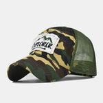Mountain Patch Embroidery Distressed Baseball Cap