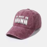 You Might Be Drunk Print Washed Baseball Cap