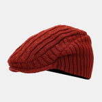 Vintage Knitted Textured Beret Hat
