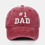 Dad Embroidered Washed Cotton Baseball Cap