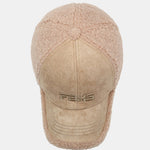 Faux Suede Plush Warm Baseball Cap