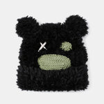 Fluffy Bear Ear Design Cute Beanie Hat Suitable For Autumn Winter