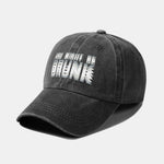 You Might Be Drunk Print Washed Baseball Cap