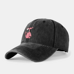 Pink Panther Print Washed Baseball Cap