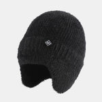 Winter Knit Beanie Hat With Ears Flaps Protection