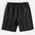 3 Pieces Striped Jacquard Drawstring Shorts