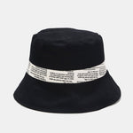 Newspaper Print Double Side Reversible Bucket Hat
