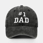 Dad Embroidered Washed Cotton Baseball Cap