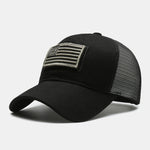American Flag Patch Embroidered Baseball Cap