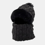 Winter Warm Thickened Full Coverage Fleece-Lined Balaclava Hat With Ear Flap Face Mask