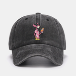 Vacation Pink Panther Print Washed Baseball Cap