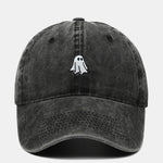 Classic Ghost Embroidered Washed Baseball Cap