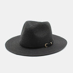 Summer Beach Wide Brim Panama Hat Straw Hat
