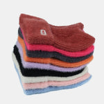 Unisex Cat Ear Shaped Plush Elastic Knitted Hat