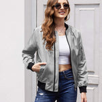 Zip Up Bomber Jacket - Zeagoo (Us Only)