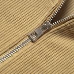 Relax Fit Quarter-Zip Corduroy Hoodie