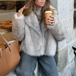 Alpine Grace Faux Fur Coat