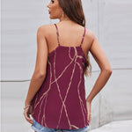 Zeagoo V-Neck Chiffon Spaghetti Strap Tank Top