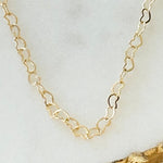 Amore Heart Link Choker Necklace