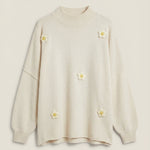 Luno - Sudadera Pullover con Flores