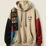 Axel - Sudadera Urbana Patchwork con Capucha