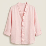 Indie - Blusa con Volantes y Cuello en V
