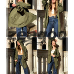 Zeagoo Women's Cardigan for Women Long Sleeve Knit Cardigan with Hood Open Front Sweater Coat Outwear with Pockets