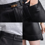 Savoy Pocket Leather Shorts
