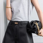 Savoy Pocket Leather Shorts