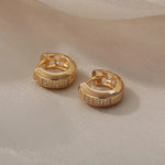 Timeless Cubic Zirconia Hoop Earrings