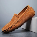 Radcliff Stitched Suede Loafers