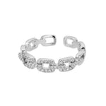 Verona Link Chain Adjustable Ring