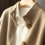 Evelyn Wool Cashmere Cardigan