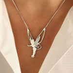 Lucky Fairy Necklace | White Gold