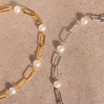 Timeless Pearl Chain Bracelet