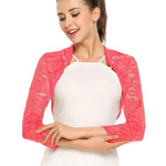 Zeagoo Women's Bolero Shrugs Crochet Lace Open Cardigan