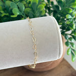 Mea Heart Links Bracelet