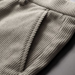 Warm Fleece-Lined Winter Straight Leg Corduroy Pants