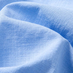 Short Sleeve Linen Look Stand Collar Shirt