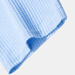 Muscle Fit Ribbed Button Up Shirt